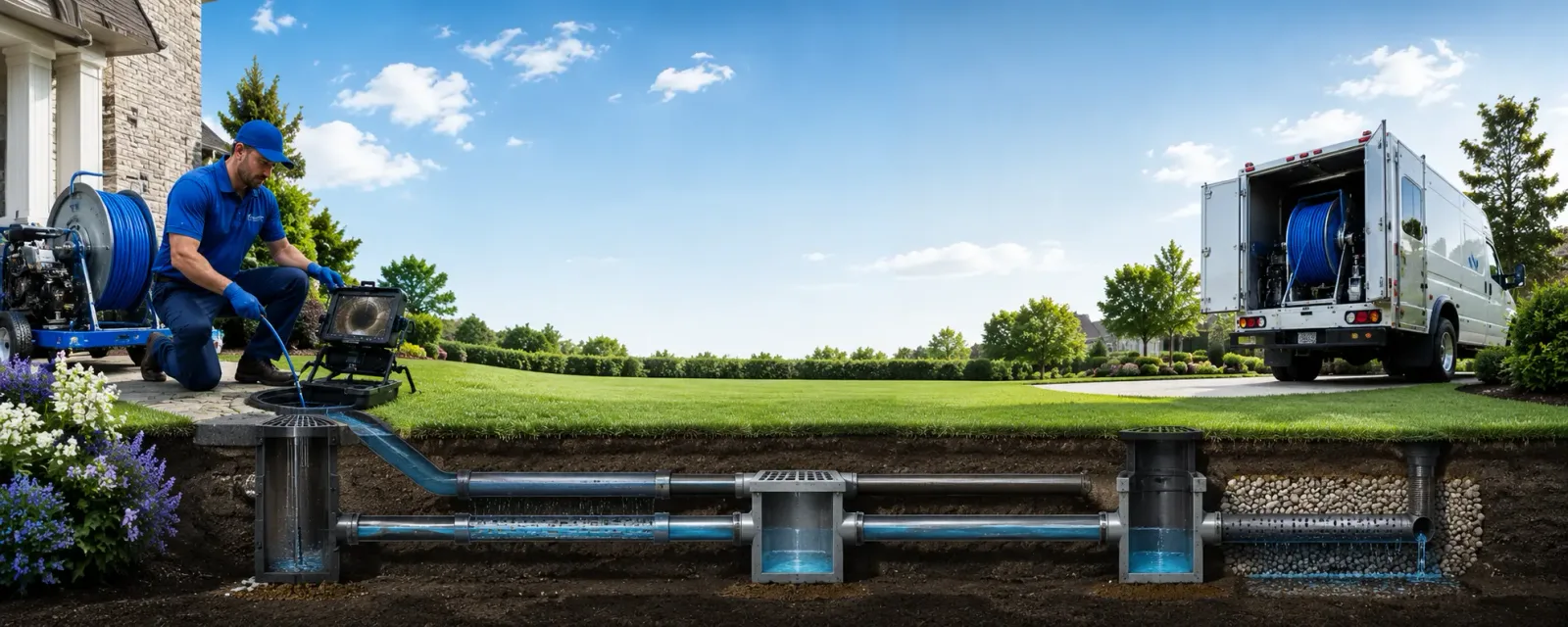Outdoor drain cleaning information for Venetie, AK